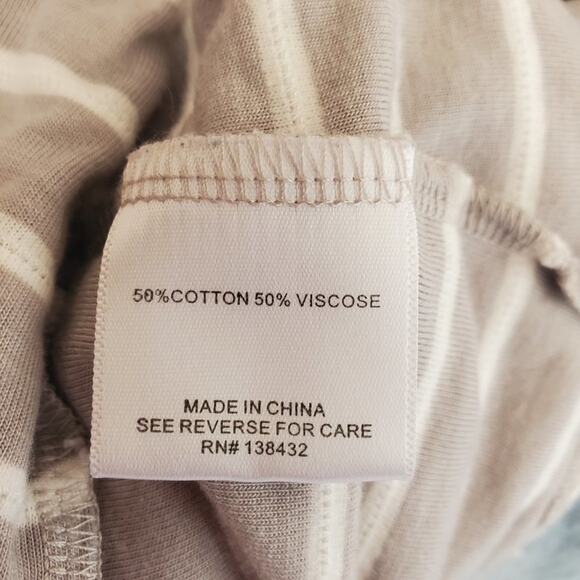 ModCloth Gray Striped Tank Top XXS - Picture 8 of 9